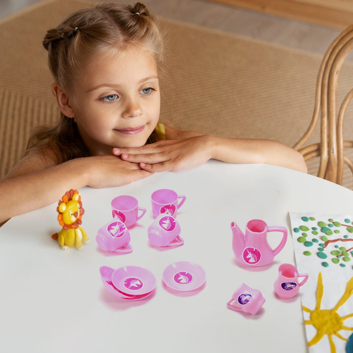 Pretend play kitchen tea set